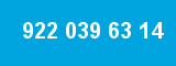 922 039 63 14